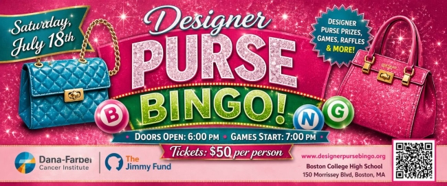 Designer Purse Bingo for Dana-Farber Cancer